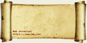 David Ignjatić vizit kartica